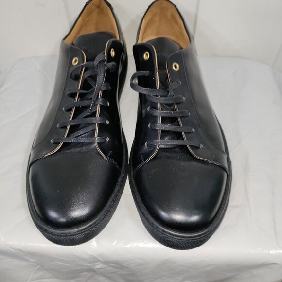 Joseph Siebel Maddox & Co Black All Leather Casual Shoe Sneakers Men's Size 11 - Picture 2 of 13